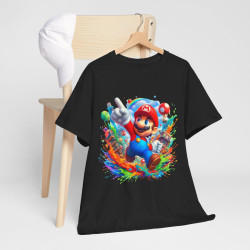 Tee shirt Unisex Mario idée cadeau