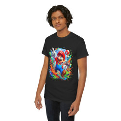 Tee shirt Unisex Mario idée cadeau