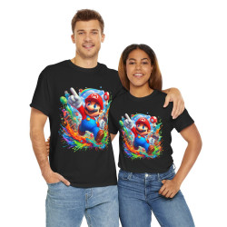 Tee shirt Unisex Mario idée cadeau