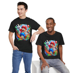 Tee shirt Unisex Mario idée cadeau
