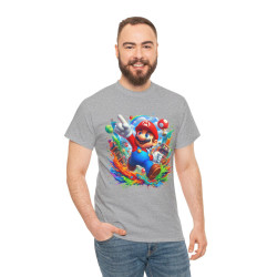 Tee shirt Unisex Mario idée cadeau