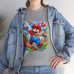 Tee shirt Unisex Mario idée cadeau