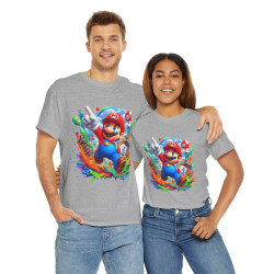 Tee shirt Unisex Mario idée cadeau