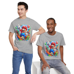 Tee shirt Unisex Mario idée cadeau