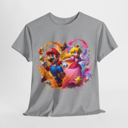 Tee shirt Unisex Mario&Peach Homme/Femme