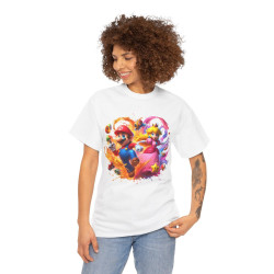 Tee shirt Unisex Mario&Peach Homme/Femme