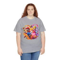 Tee shirt Unisex Mario&Peach Homme/Femme