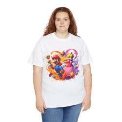 Tee shirt Unisex Mario&Peach Homme/Femme
