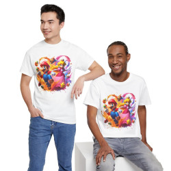 Tee shirt Unisex Mario&Peach Homme/Femme