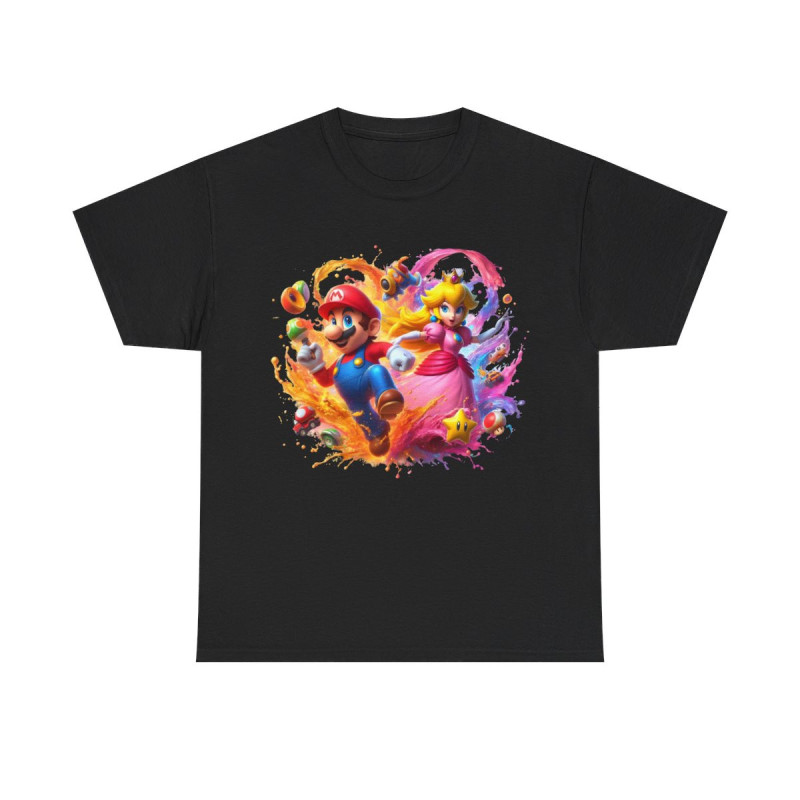 Tee shirt Unisex Mario&Peach Homme/Femme