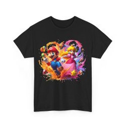 Tee shirt Unisex Mario&Peach Homme/Femme