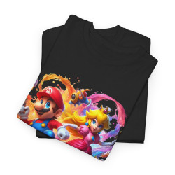 Tee shirt Unisex Mario&Peach Homme/Femme