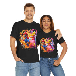 Tee shirt Unisex Mario&Peach Homme/Femme