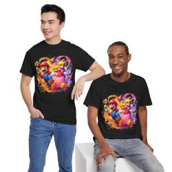 Tee shirt Unisex Mario&Peach Homme/Femme
