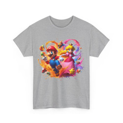 Tee shirt Unisex Mario&Peach Homme/Femme