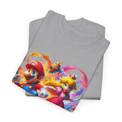 Tee shirt Unisex Mario&Peach Homme/Femme