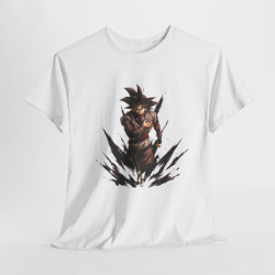 Tee shirt Unisex Black Goku Homme/Femme