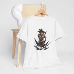 Tee shirt Unisex Black Goku Homme/Femme