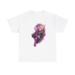 Tee shirt Unisex Black Goku rosé Homme/Femme