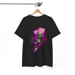 Tee shirt Unisex Black Goku rosé Homme/Femme
