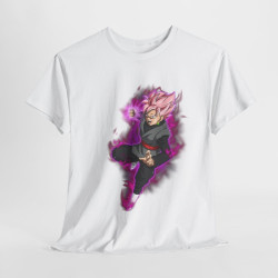 Tee shirt Unisex Black Goku rosé Homme/Femme