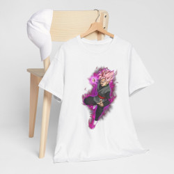 Tee shirt Unisex Black Goku rosé Homme/Femme