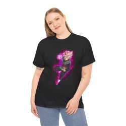 Tee shirt Unisex Black Goku rosé Homme/Femme