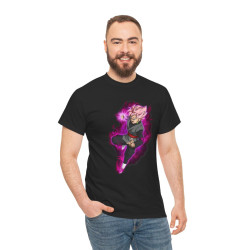 Tee shirt Unisex Black Goku rosé Homme/Femme