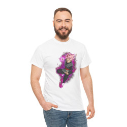 Tee shirt Unisex Black Goku rosé Homme/Femme