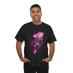 Tee shirt Unisex Black Goku rosé Homme/Femme