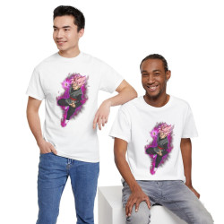 Tee shirt Unisex Black Goku rosé Homme/Femme