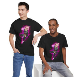 Tee shirt Unisex Black Goku rosé Homme/Femme