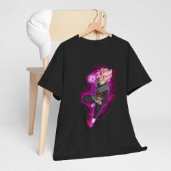 Tee shirt Unisex Black Goku rosé Homme/Femme