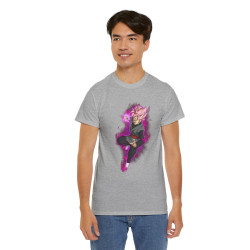 Tee shirt Unisex Black Goku rosé Homme/Femme