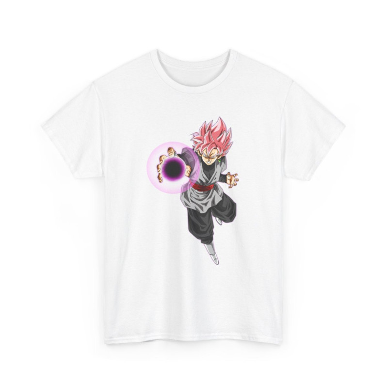 Tee shirt Black Goku rosé Unisex Homme/Femme