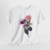 Tee shirt Black Goku rosé Unisex Homme/Femme