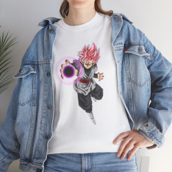 Tee shirt Black Goku rosé Unisex Homme/Femme