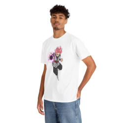 Tee shirt Black Goku rosé Unisex Homme/Femme