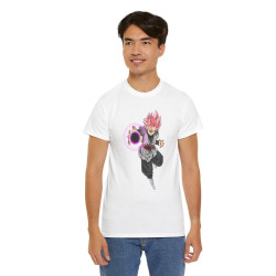 Tee shirt Black Goku rosé Unisex Homme/Femme
