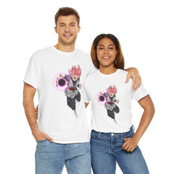 Tee shirt Black Goku rosé Unisex Homme/Femme