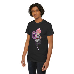 Tee shirt Black Goku rosé Unisex Homme/Femme