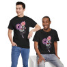 Tee shirt Black Goku rosé Unisex Homme/Femme