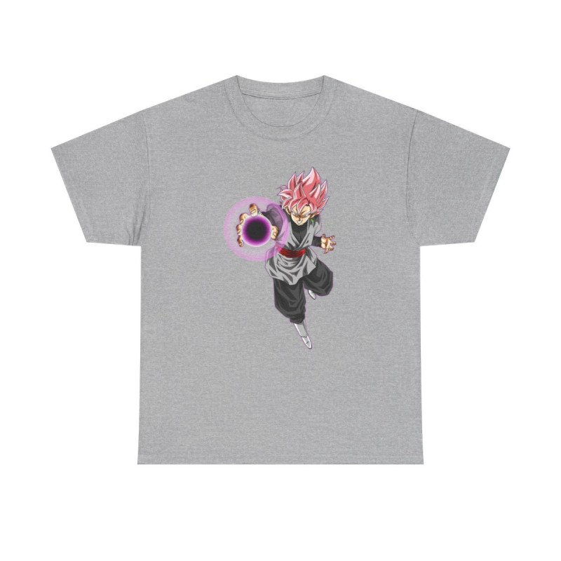 Tee shirt Black Goku rosé Unisex Homme/Femme