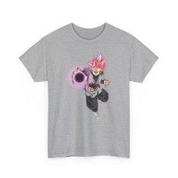 Tee shirt Black Goku rosé Unisex Homme/Femme