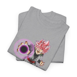 Tee shirt Black Goku rosé Unisex Homme/Femme
