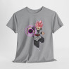 Tee shirt Black Goku rosé Unisex Homme/Femme