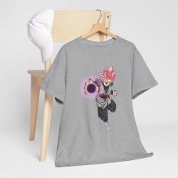 Tee shirt Black Goku rosé Unisex Homme/Femme