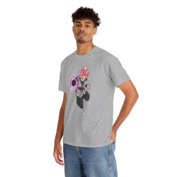 Tee shirt Black Goku rosé Unisex Homme/Femme