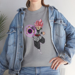 Tee shirt Black Goku rosé Unisex Homme/Femme