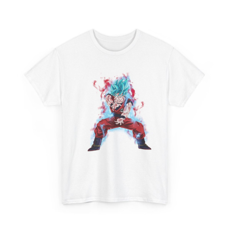 Tee shirt Unisex Goku blue kaioken Homme/Femme
